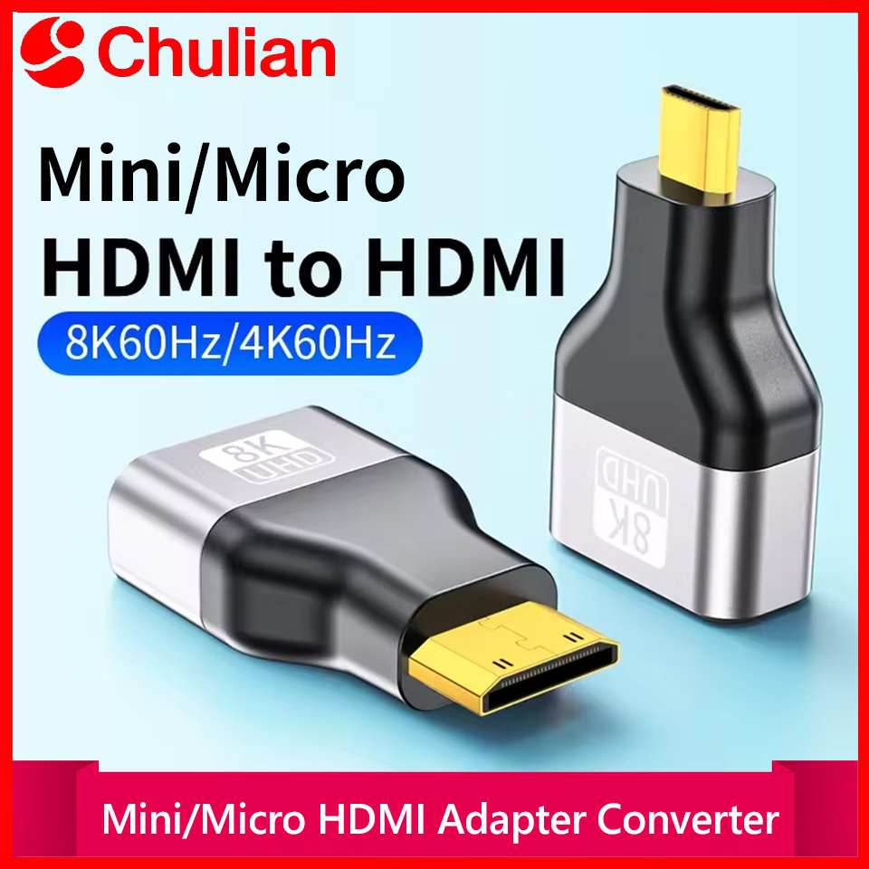 Hdmi Adapter Tablet - 8K@60Hz Mini Micro HDMI-kompatibler Stecker auf