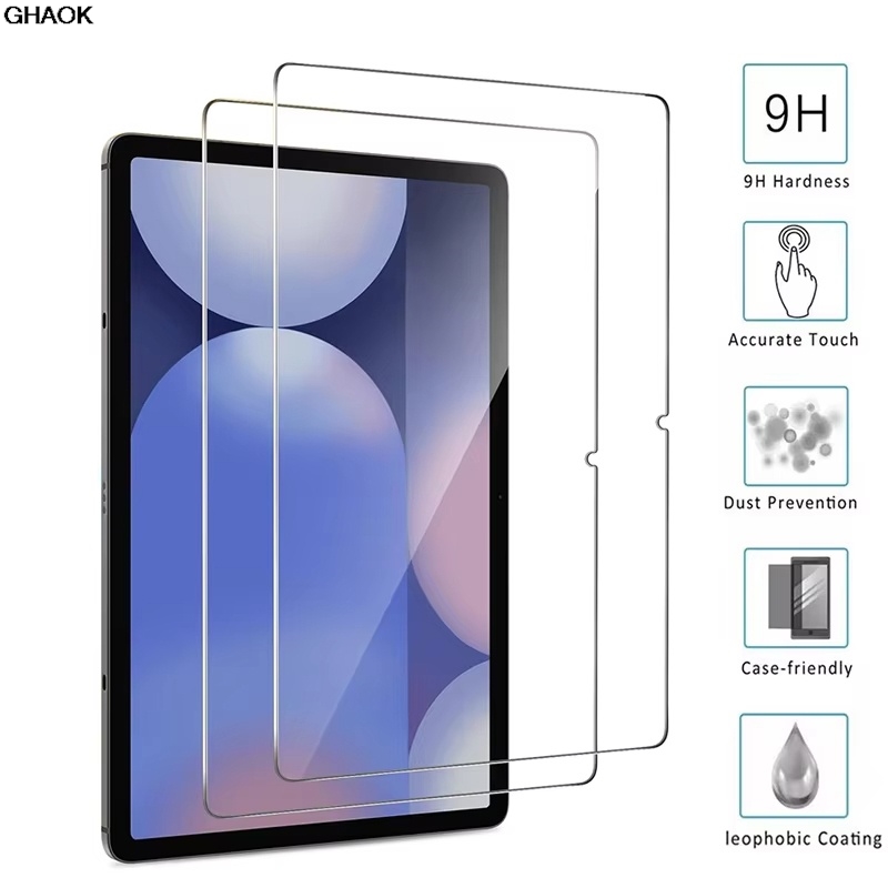 Tablet Accessories Samsung - 2 Stück 9H gehärtetes Glas Vollbild-Schutzfolie
