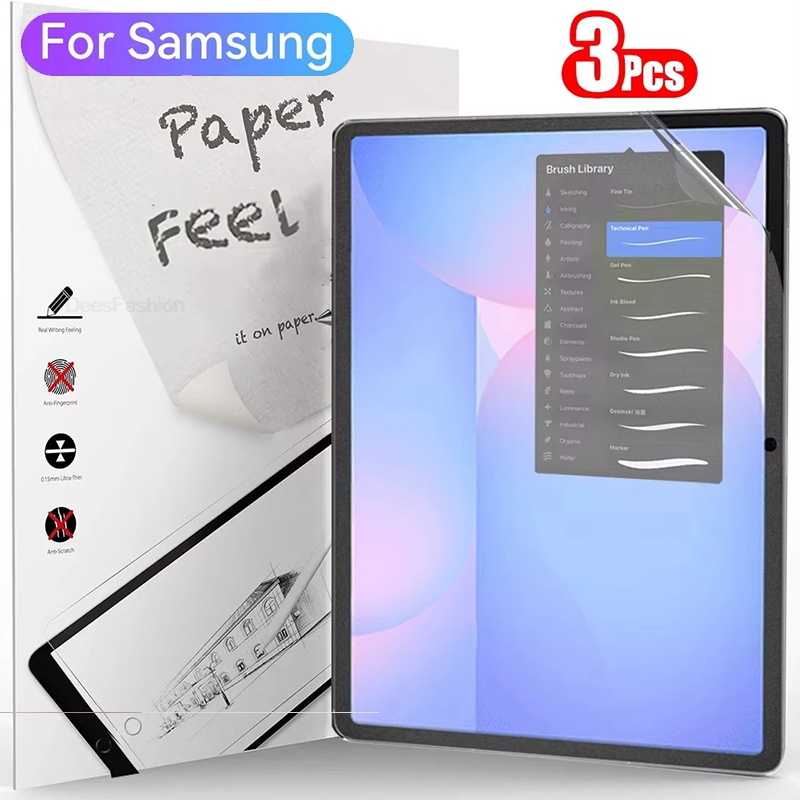 Samsung Tablet S10 Accessories - 3 Stück Papierähnlicher Displayschutz für Samsung