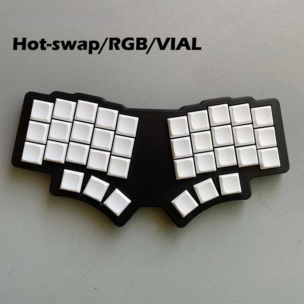 Tablet Accessories 3D Print - CHOC LP36 Mechanische Tastatur, kabelgebundenes Fläschchen,