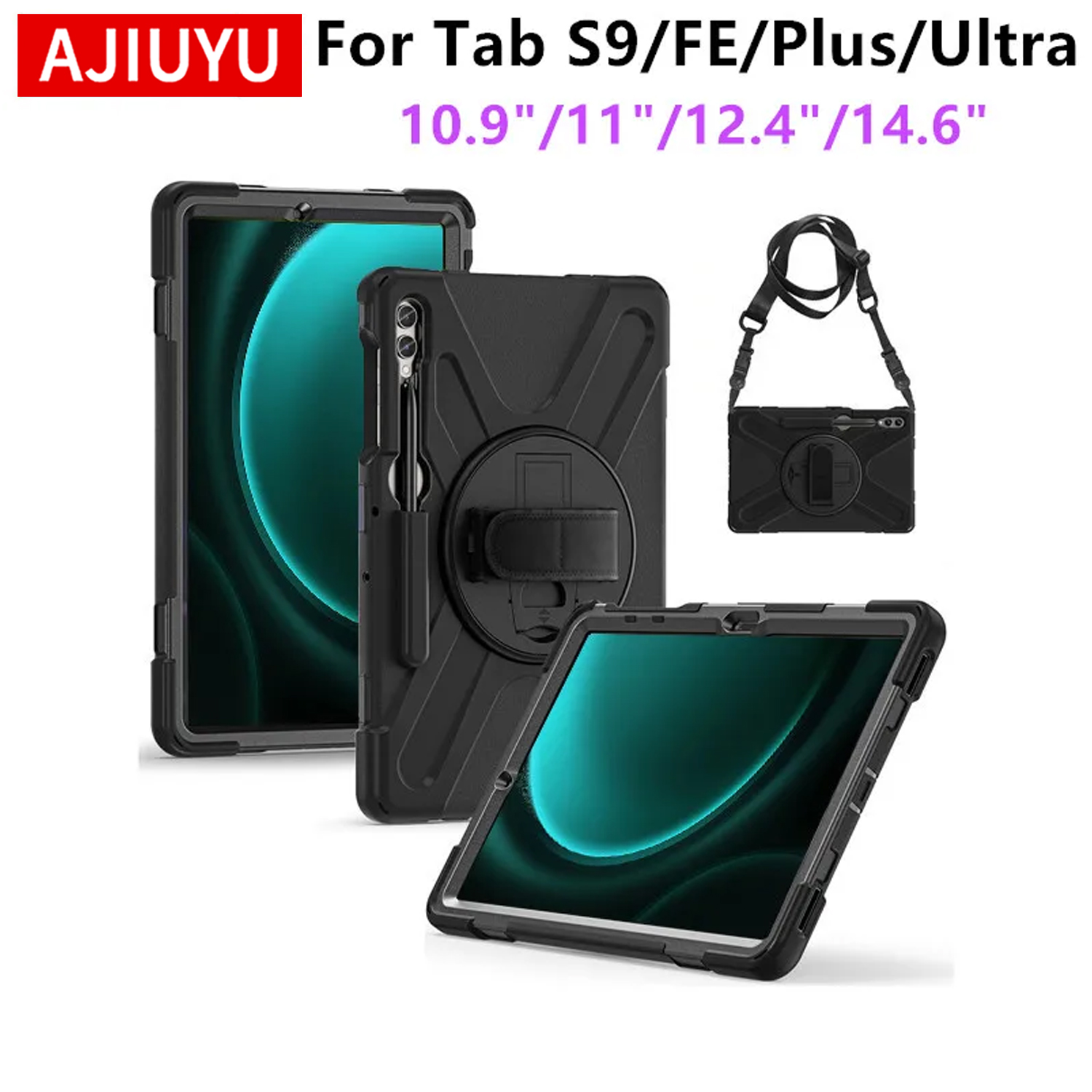 Tablet S9 Fe Accessories - Robuste, stoßfeste Hülle für Samsung Galaxy