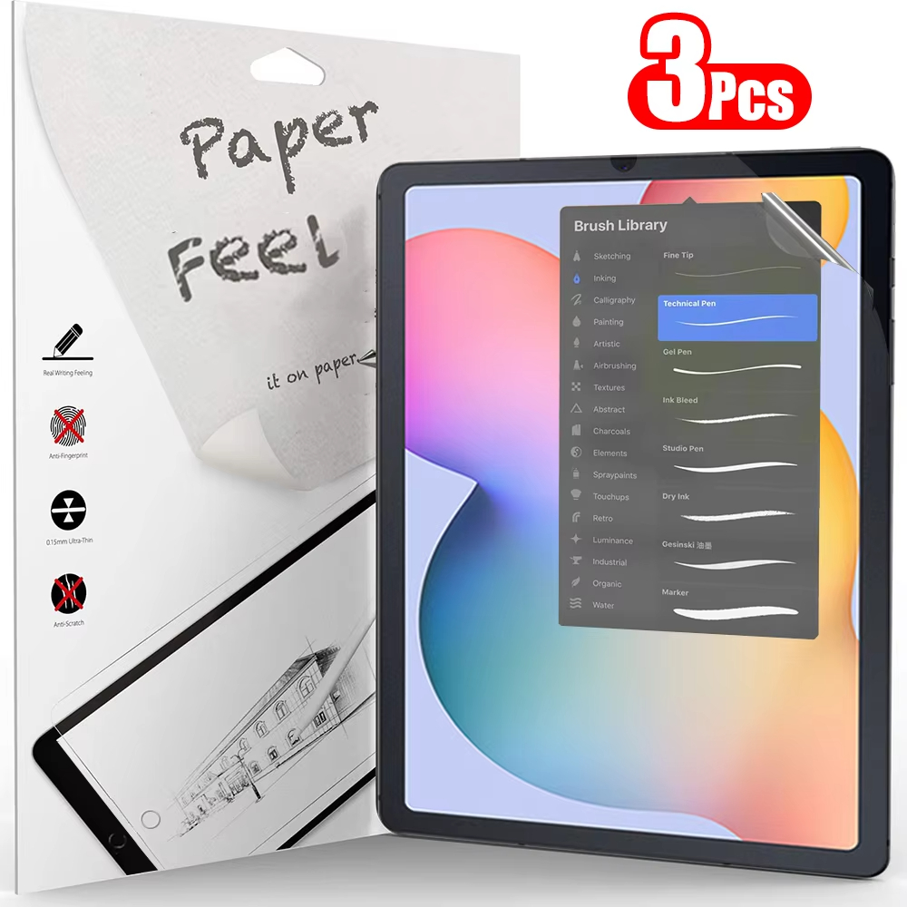 Samsung Tablet S10 Accessories - 3 Stück Papiergefühl wie Displayschutzfolie für