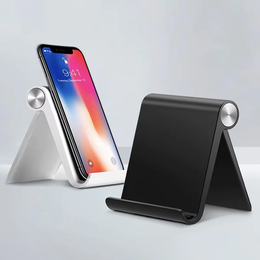 Tablet Stand Adjustable - Faltbarer Desktop-Telefonhalter, verstellbarer tragbarer Ständer, rutschfester,