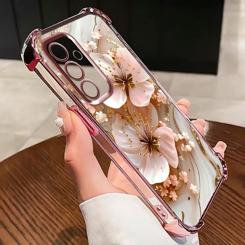 Galvanisierte Blumen-Handyhüll – Samsung Galaxy S25 Bewertung und Preis