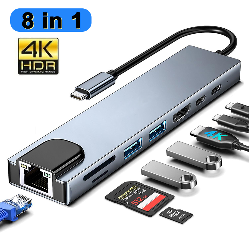 8-in-1 USB Typ C Hub für MacBo – Hdmi Adapter Tablet Bewertung und Preis