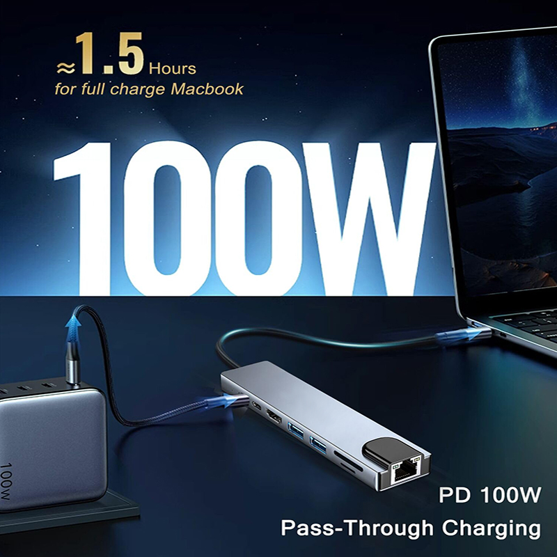 8-in-1 USB Typ C Hub für MacBo – Hdmi Adapter Tablet Bewertung und Preis