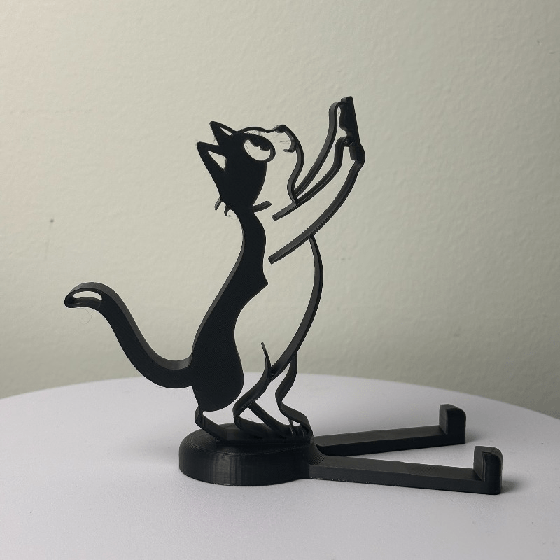 Abstrakter Hohllinien-Katzen-H – Useful Tablet Accessories Bewertung und Preis