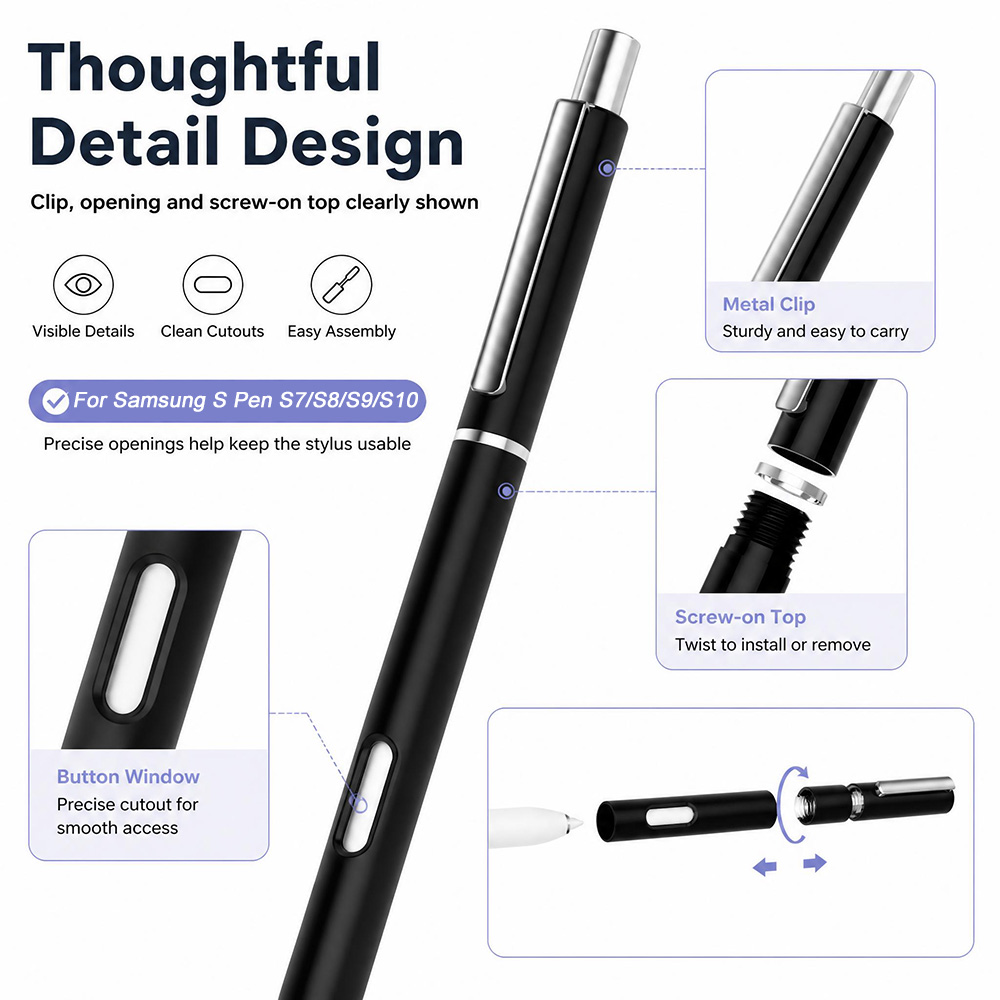 Neues Stiftetui S Pen für Sams – Tablet S9 Fe Accessories Bewertung und Preis