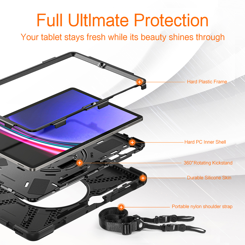 Robuste, stoßfeste Hülle für S – Tablet S9 Fe Accessories Bewertung und Preis