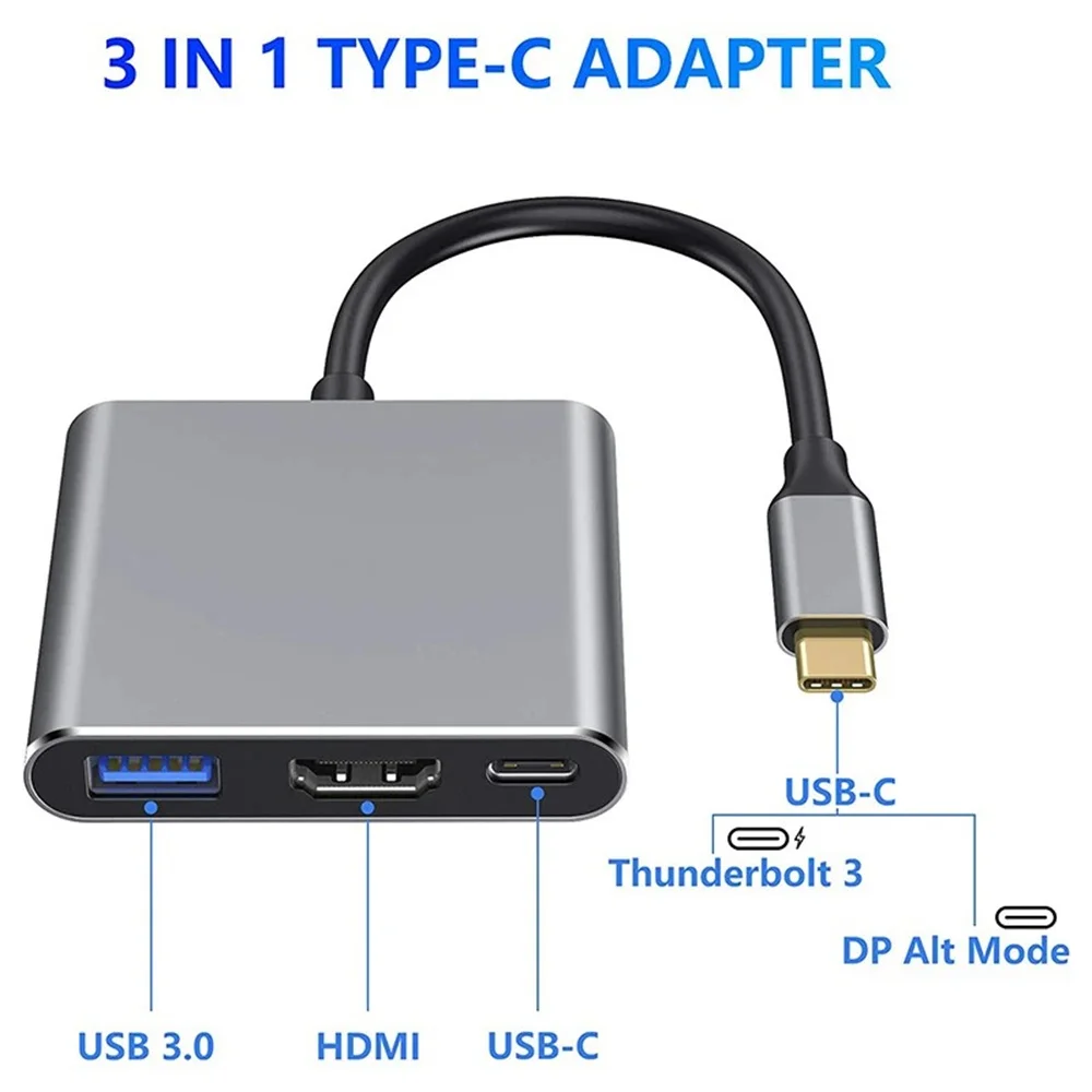 USB-C-Hub 3-in-1 Multiport-Ada – Hdmi Adapter Tablet Bewertung und Preis