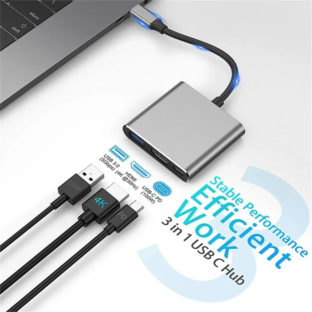 USB-C-Hub 3-in-1 Multiport-Ada – Hdmi Adapter Tablet Bewertung und Preis