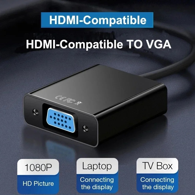 HD 1080P HDMI-zu-VGA-Kabelkonv – Hdmi Adapter Tablet Bewertung und Preis