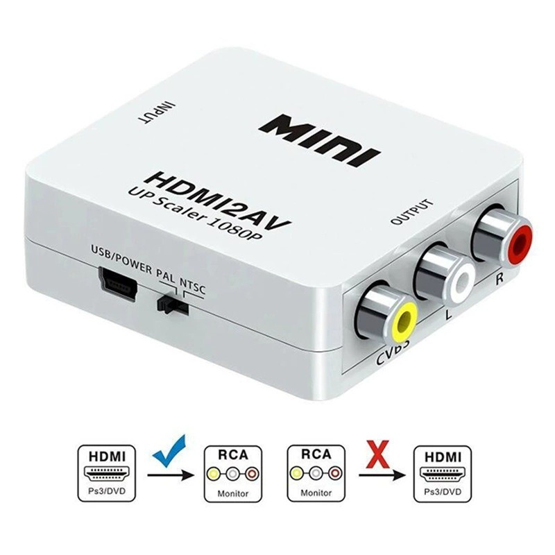 1080P HDMI-kompatibler zu AV R – Hdmi Adapter Tablet Bewertung und Preis
