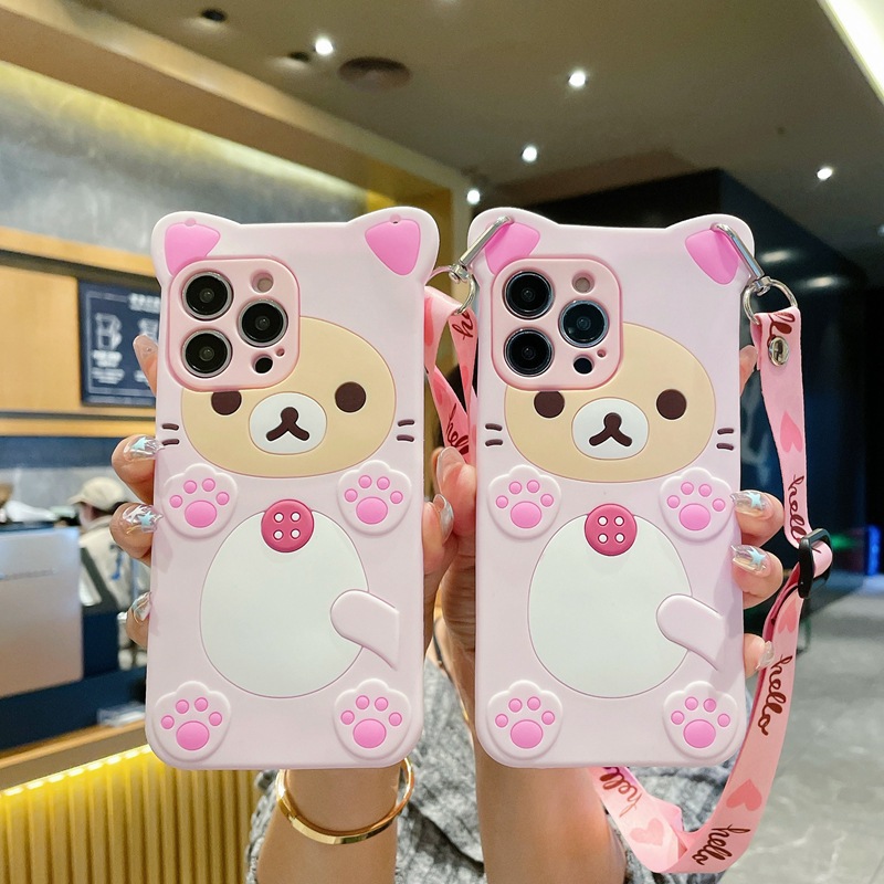 3D Niedlicher Rilakkuma Bär fü – Tablet S9 Fe Accessories Bewertung und Preis