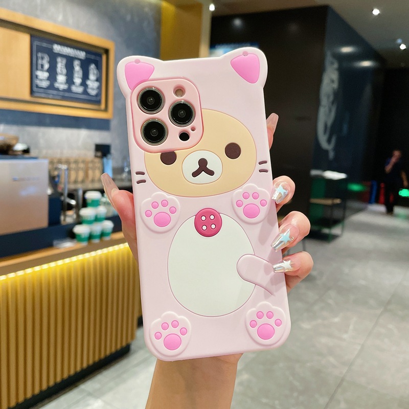 3D Niedlicher Rilakkuma Bär fü – Tablet S9 Fe Accessories Bewertung und Preis